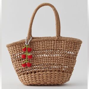 NWT Kimchi Blue Structured Woven Tote Bag